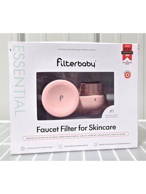Filterbaby Skin Care Ultra Filtration Pink Faucet Universal Round Faucet Fit